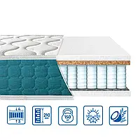 Матрац ортопедичний FRESH "SPRING 2в1" на незалежних пружинах