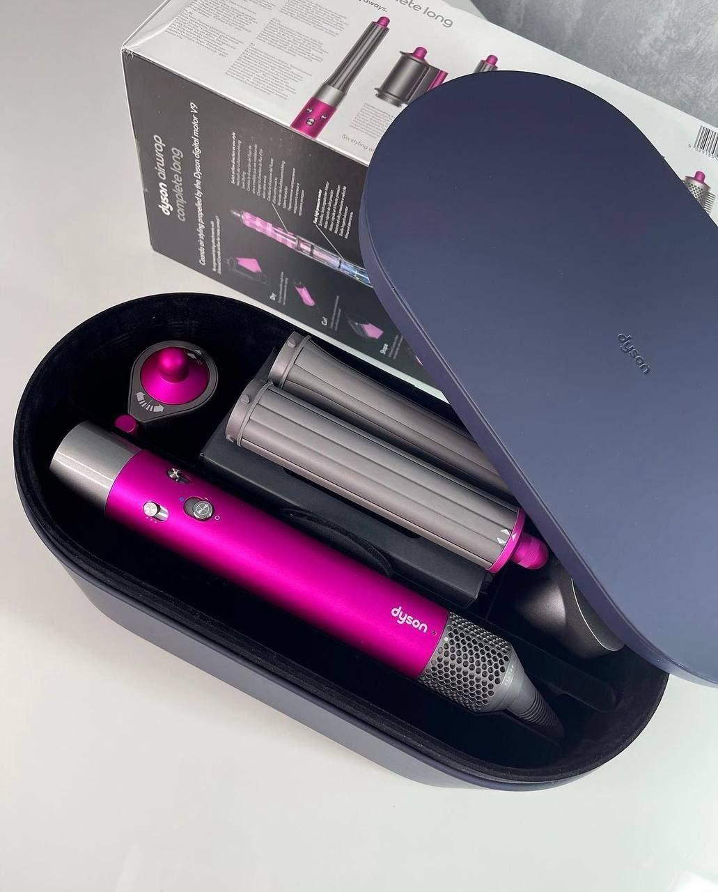 Фен-стайлер Dyson Airwrap Complete Long HS-05 Fuchsia/Nickel Стайлер Дайсон, фото 1