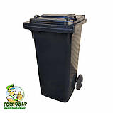 Сміттєвий контейнер (бак) 120 л на колесах з Німеччини, фото 3