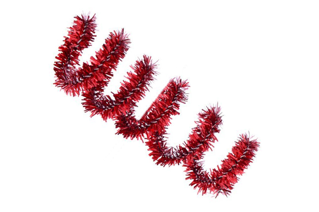 Синельний дріт, 30 см, блискучий червоний, фото 1