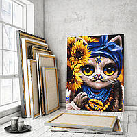 Картины по номерам 40*50 "Творческая кошка ©Маріанна Пащук" №53420, Brushme