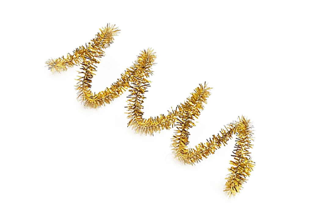 Синельний дріт, 30 см, блискучий золотий, фото 1