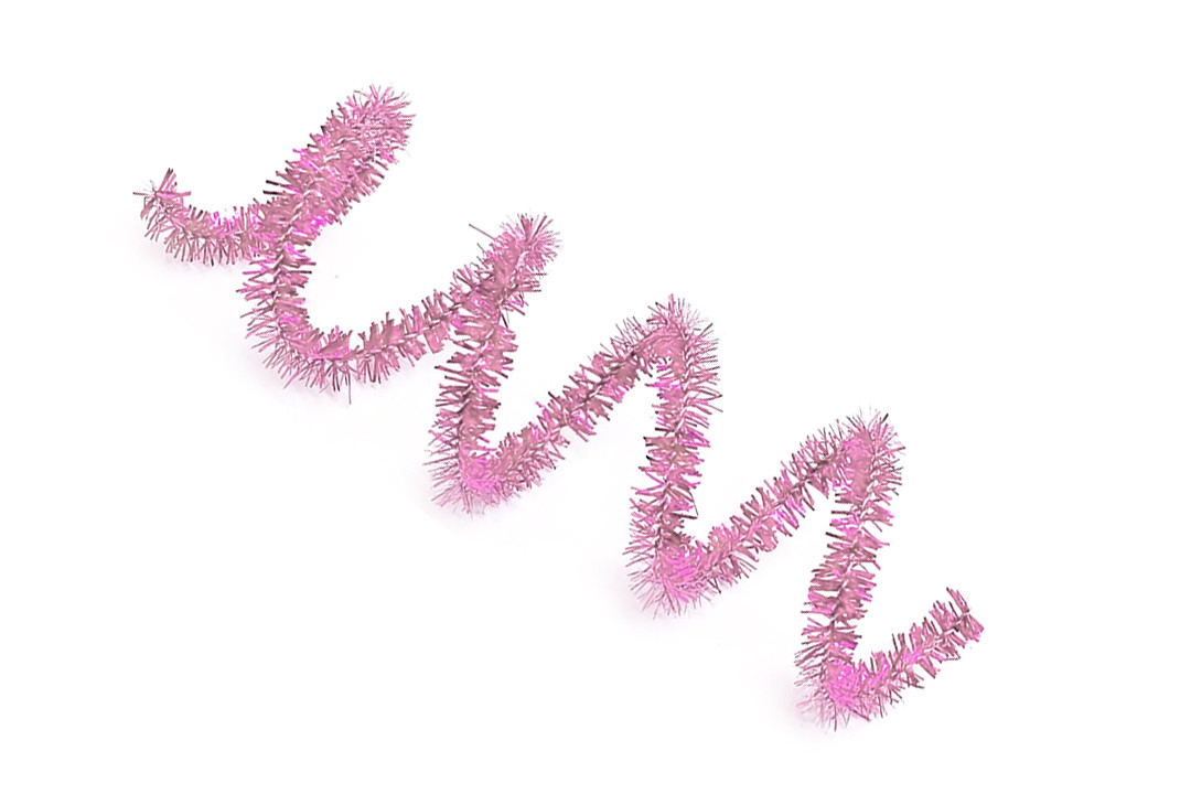 Синельний дріт,, 30 см, блискучий рожевий, фото 1