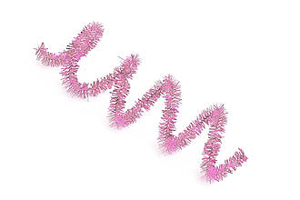 Синельний дріт,, 30 см, блискучий рожевий