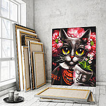 Картины по номерам 40*50 "Кошка Дзен ©Маріанна Пащук" №53465, Brushme