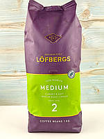 Кава зернова Lofbergs Medium Roast 100% Arabica 1 кг Швеція