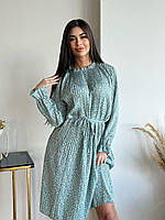Невероятно женственное женское платье миди из нежной ткани софт