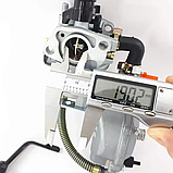 Універсальний змінний надійний карбюратор для генераторів та мотоб 1-4КВТ з редуктором та перемикачем, краном, фото 2