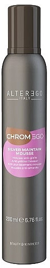 Мус для волосся від жовтизни Alter Ego Chromego Silver Maintain 200 мл (Оригінал)