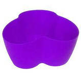 Вазон "Кактусник" на 3 рослини, Алеана, 1,1 л, бузковий, фото 2