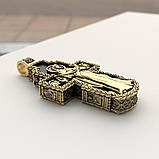 Золотий православний хрест  ▫️Розмір 60/30 мм, фото 5