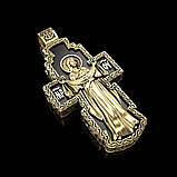 Золотий православний хрест  ▫️Розмір 60/30 мм, фото 3