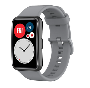 Ремінець DK Silicone Sport Full Light Classic для Huawei Watch Fit (TIA-B09) (grey)