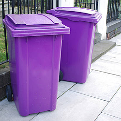 Навіщо фіолетовий сміттєвий бак?
