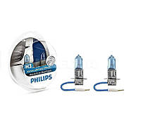 Комплект галогеновых ламп PHILIPS 13336MDBVS2 H3 70W 24V PK22s MasterDuty BlueVision