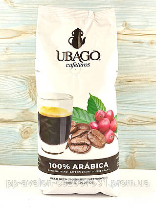 Кава зернова Ubago Cafeteros Arabica 100% 1 кг Іспанія