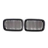 Решітки радіатора BMW 3 E36 дорестайлінг чорні матові ніздрі БМВ, фото 5