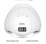 Стартовий набір для манікюру з лампою Led/Uv Sun 5 54 Вт з розхідниками гель лаками манікюрний набір, фото 4