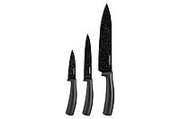 Набор ножей Ardesto Black Mars AR-2103-BB 3 предмета темно-серый c