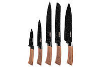 Набор ножей Ardesto Midori AR-2105-BWD 5 предметов коричневый c