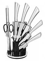 Набор ножей Con Brio CB-7076 9 предметов серый c