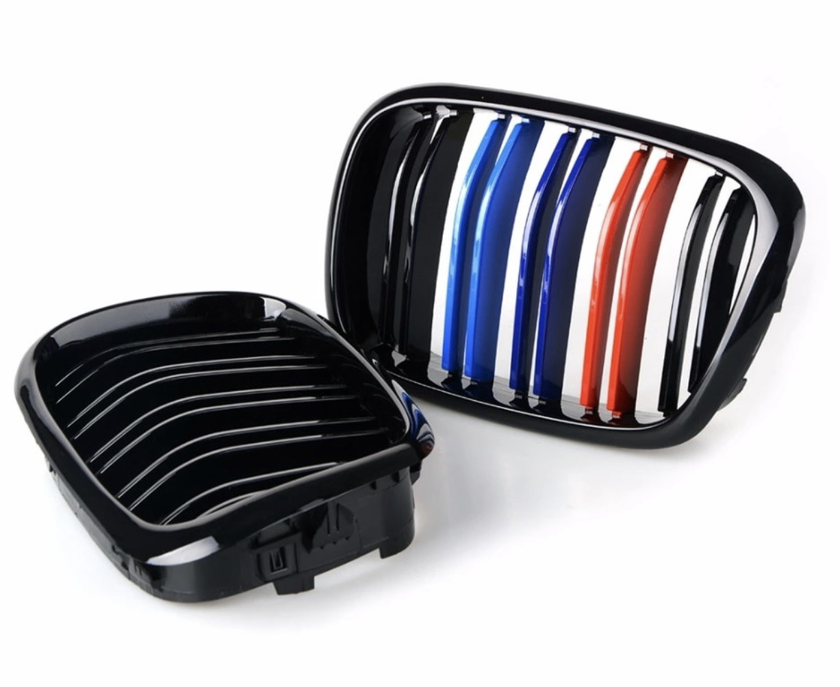 Решітки радіатора BMW E39 M performance ніздрі триколор