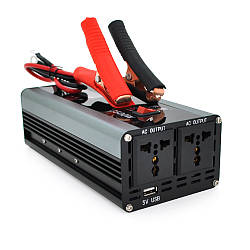 Інвертор напруги AEV3500W, 12/220V з апроксимованою синусоїдою, 2 універсальні розетки, 1*USB (DC:5V/2.4A),