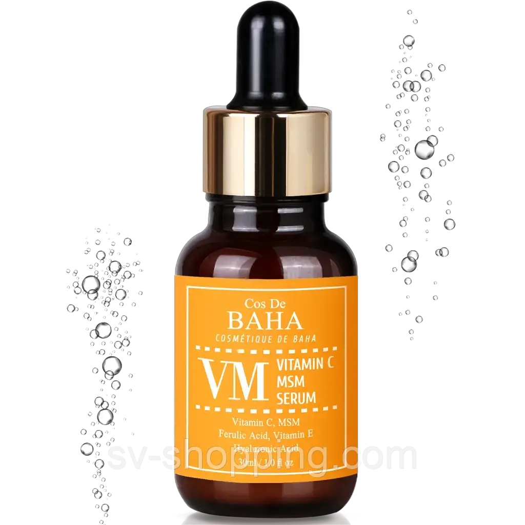 Сыворотка с витамином С, феруловой кислотой, витамином Е и MSM Cos De BAHA Vitamin C MSM VM Serum,