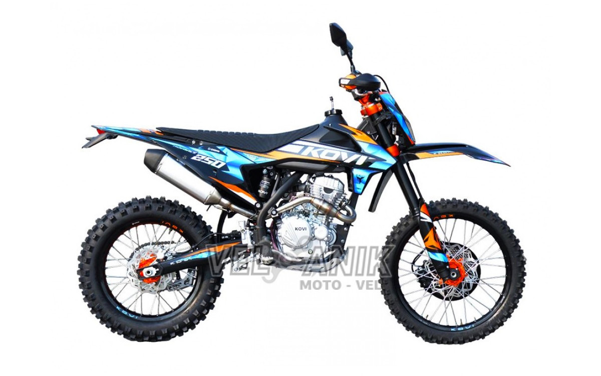 Мотоцикл KOVI 250-ST ADVANCE 21"/18" Black/Orange
