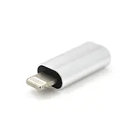 Переходник Lighting(M) => Type-C (F), White, OEM