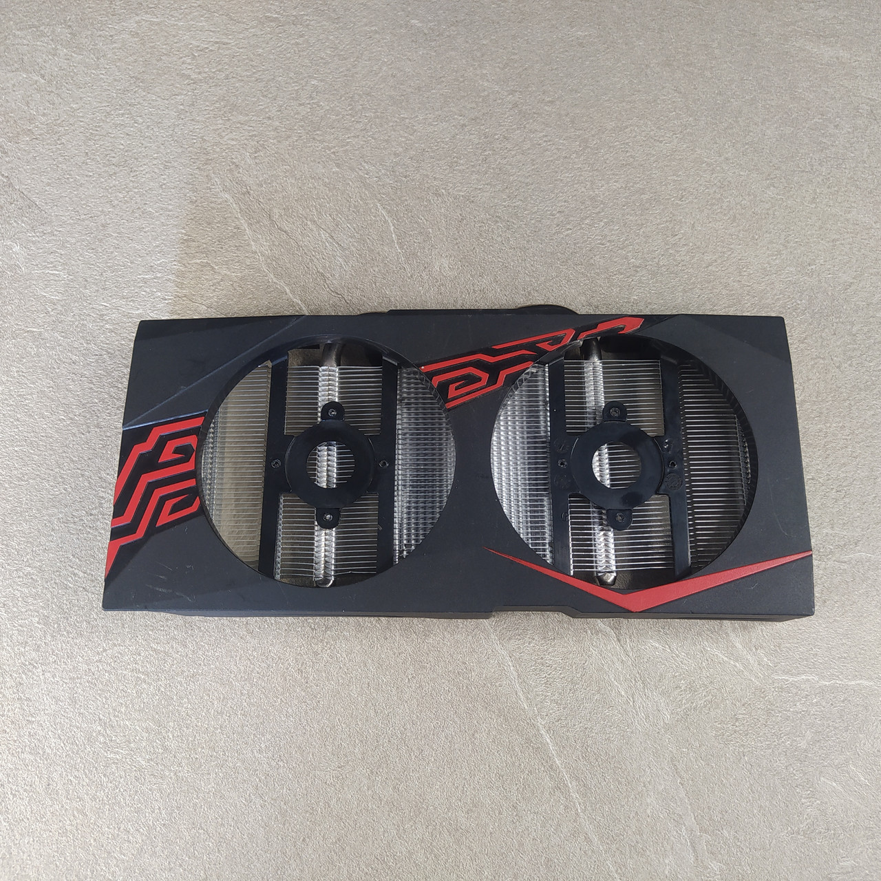 Кожух, радиатор для видеокарты RX 570 Asus Expedition Б/У (ID ...