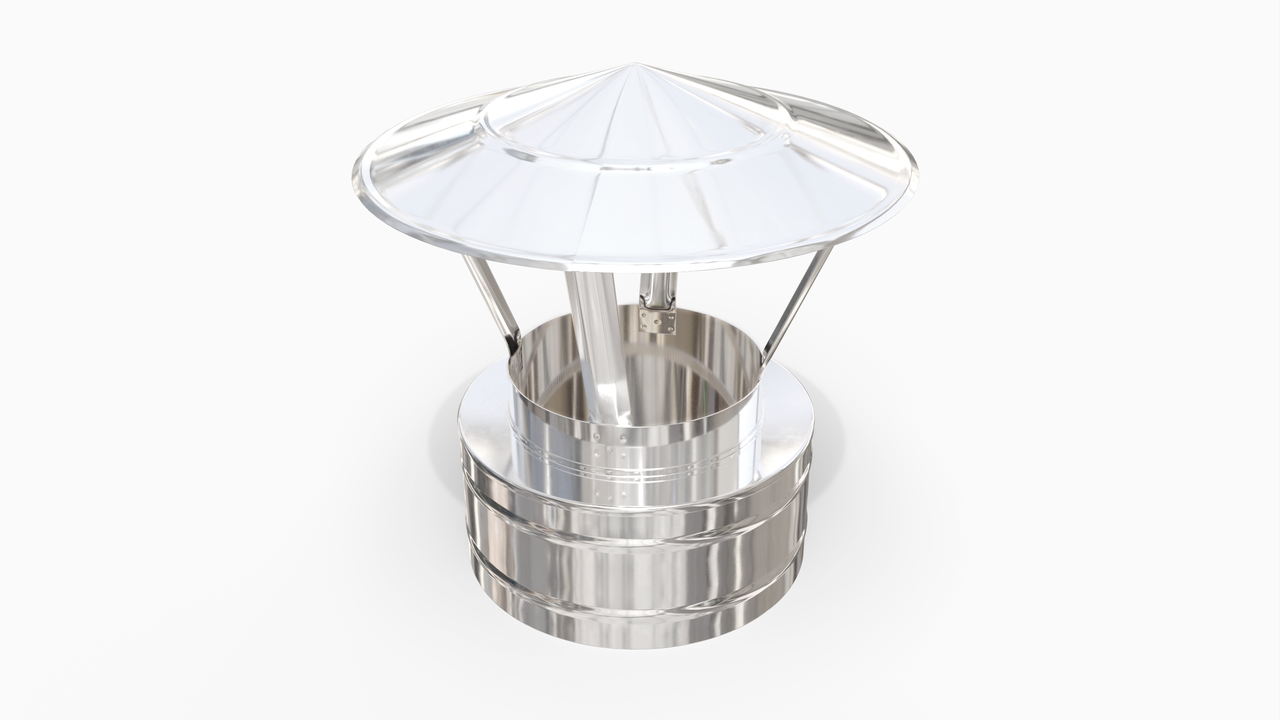 Грибок термо ø120 0,5мм оцинковка/оцинковка, фото 1