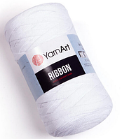 Пряжа Ribbon Yarnart-751 білий