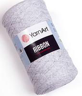 Пряжа Ribbon Yarnart-756 світло-сірий