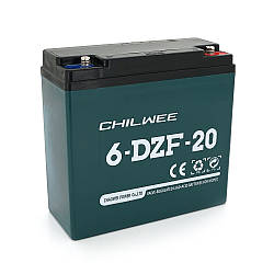Тягова акумуляторна батарея AGM CHILWE  6-DZF-20, 12V 20Ah, Q2
