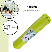 Йогамат килимок для фітнесу 61*173*0,5 см салатовий Green Camp