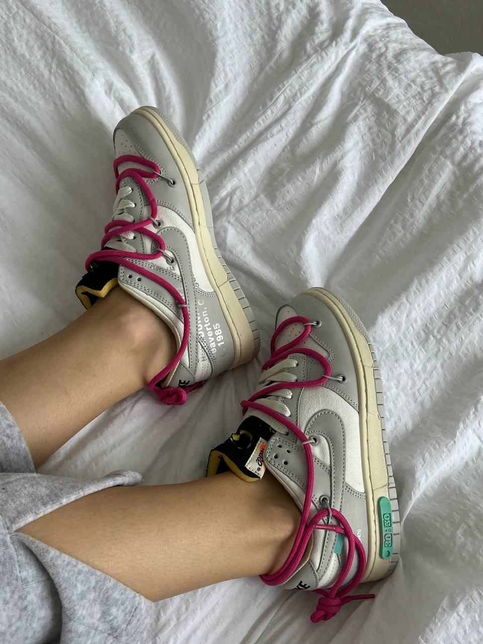 Рожеві кросівки жіночі Jaquemus x Nike Humara Pink. Яскраві жіночі кроси Найк.