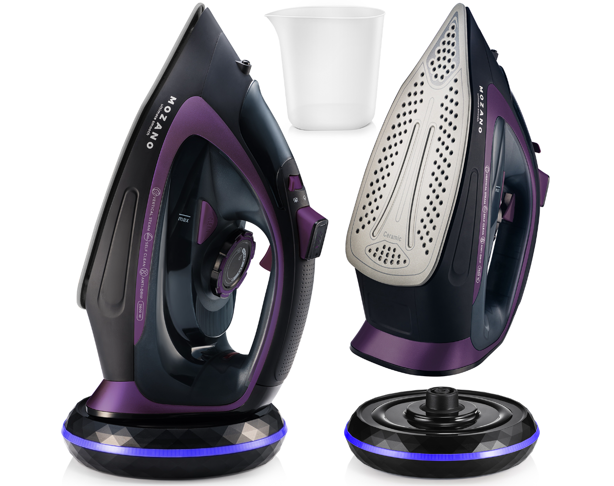 Бездротова парова праска Mozano Ultimate Smooth 2600 Вт. Black Purple