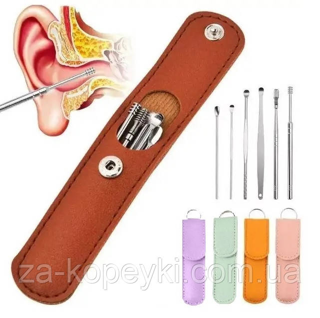 Набор инструментов для чистки ушей TOOL SET-набор из 6 штук (ID ...