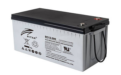 Акумуляторні батареї RITAR CARBON (2000-5000 Циклів) (12V) ТІЛЬКИ ДЛЯ СОНЯЧНИХ СИСТЕМ