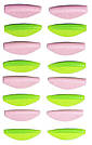 Валики для ламінування вій Zola Round Curl Pink and Green силіконові, фото 3