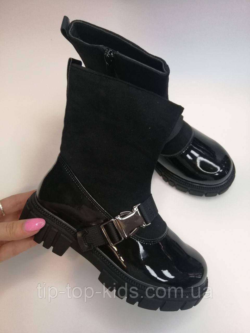 Черевики для дівчинки WeeStep 578666226 ВКP чорні р.34,35,37, фото 1