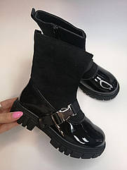 Черевики для дівчинки WeeStep 578666226 ВКP чорні р.34,35,37