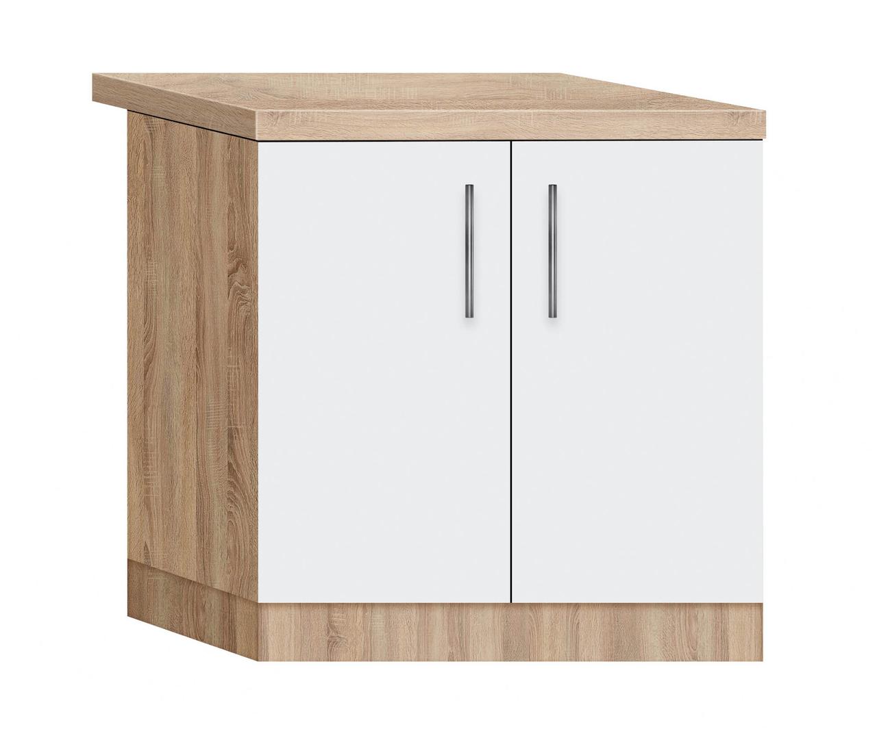 Тумба дводверна без ящиків зі стільницею 1-ї категорії (складська програма) ЛЮКС ширина 500 МАКСІ-МЕбель, фото 1