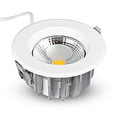 V-TAC Світильник точковий LED V-TAC SKU-1272 10Вт 1200Лм 6400K 130мм білий, фото 6