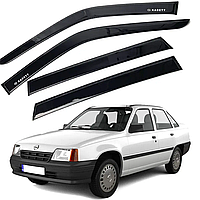 Дефлекторы окон ветровики Opel Kadett E Седан 1984-1993 (скотч) AV-Tuning