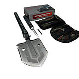 Універсальний мультитул: Лопата Han-Wild 16 в 1 сокира, ніж, викрутка, стропоріз, пила, склобій, фото 4