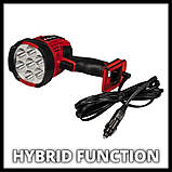 Einhell Ліхтар TE-CL 18/2500 LiAC - Solo акум., PXC, 2500 лм, 18В, 6500 К, 7 LED, 18/12В, 0.6 кг (без АКБ і, фото 8