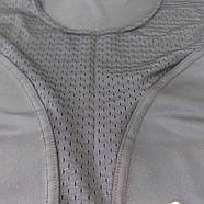 Спортивний топ із сіткою для фітнесу Кроп-топ для фітнесу та тренувань Розмір 48 Чорний (KG-10350), фото 5