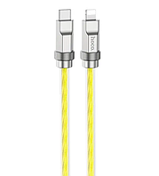 Кабель HOCO Solid Type-C Lightning 20W 1m Gold (U113 )